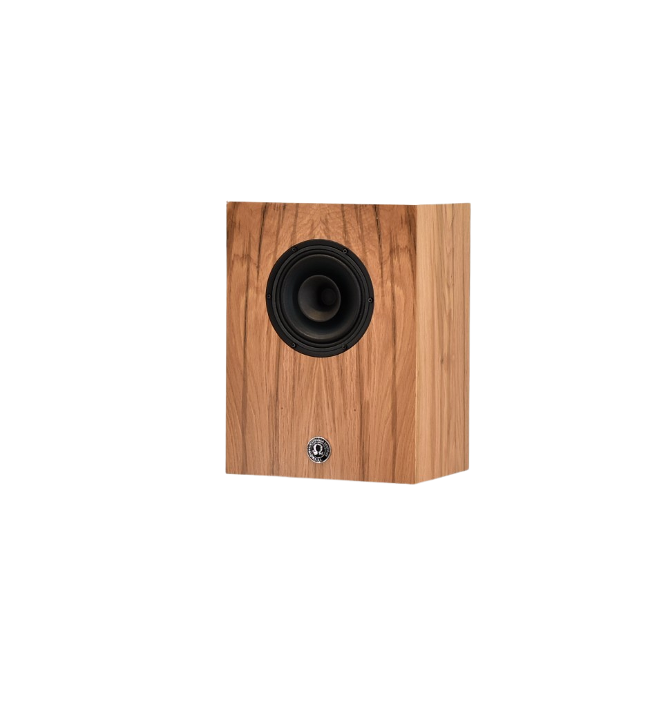 Available Now Compact Alnico Monitor finished in Antique German Barn White Oak Special