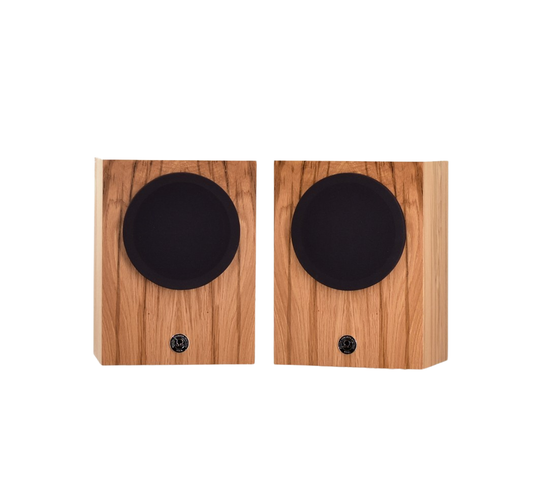 Available Now Compact Alnico Monitor finished in Antique German Barn White Oak Special