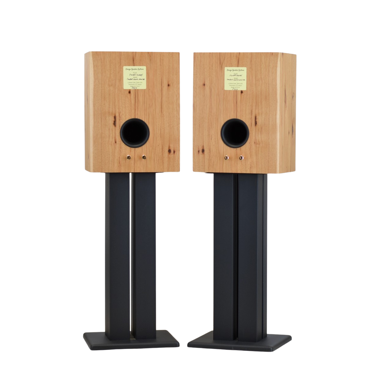 Available Now New Compact Alnico Monitors New finished in Figured Rustic Hickory