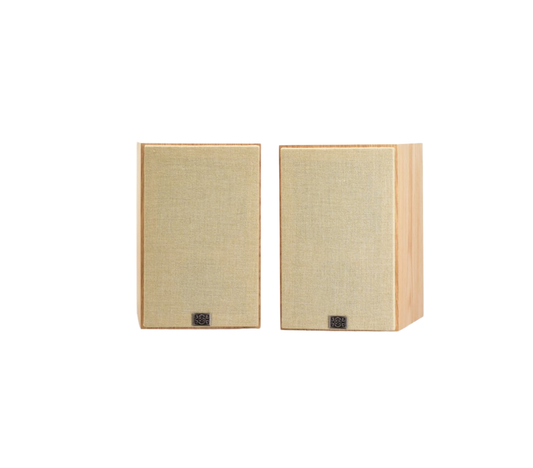 Available Now BAMs (Baby Alnico Monitor) in White Oak with optional Vintage grills