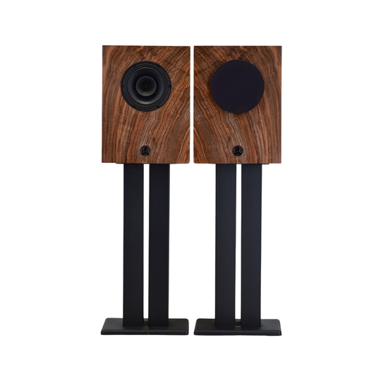 Available Now On Sale – Compact Alnico Monitors in Claro Walnut