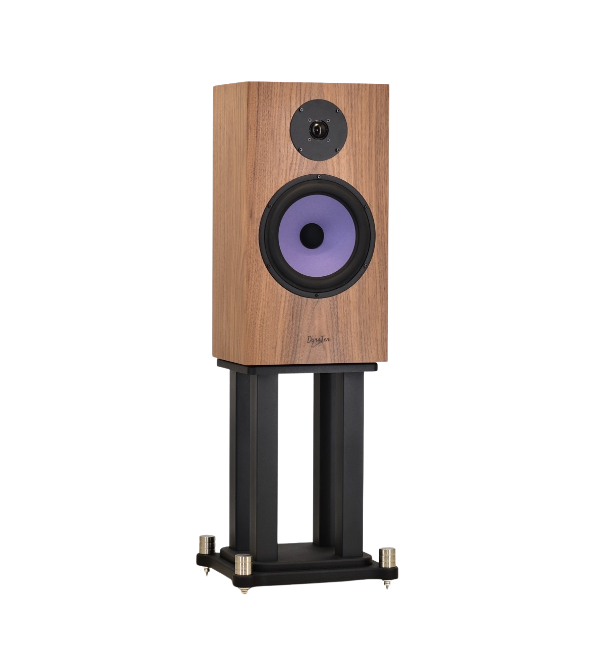 Omega Speakers vintage dynaTen model J25 expert facing right in walnut wood