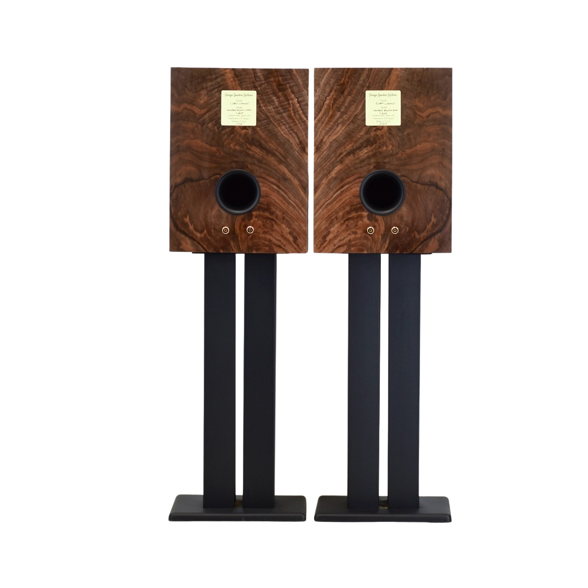 Available Now On Sale – Compact Alnico Monitors in Claro Walnut