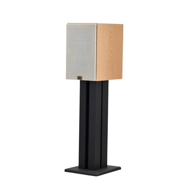 Available Now - Baby Alnico Monitor in White Oak with Vintage Grills