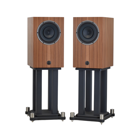Available Now / New Compact Eight Monitor in Bookmatched Walnut