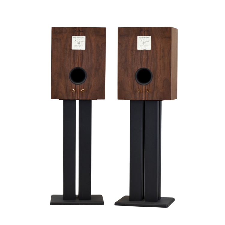 Available Now Compact Alnico Monitors finished in matched French Walnut