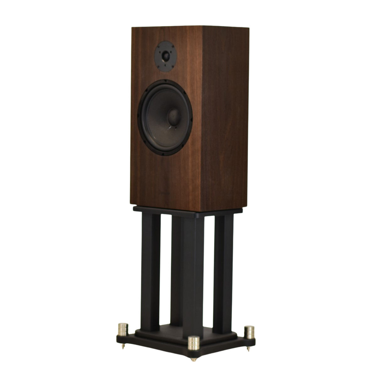 omega dynaten J25 in fumed white oak on stands 