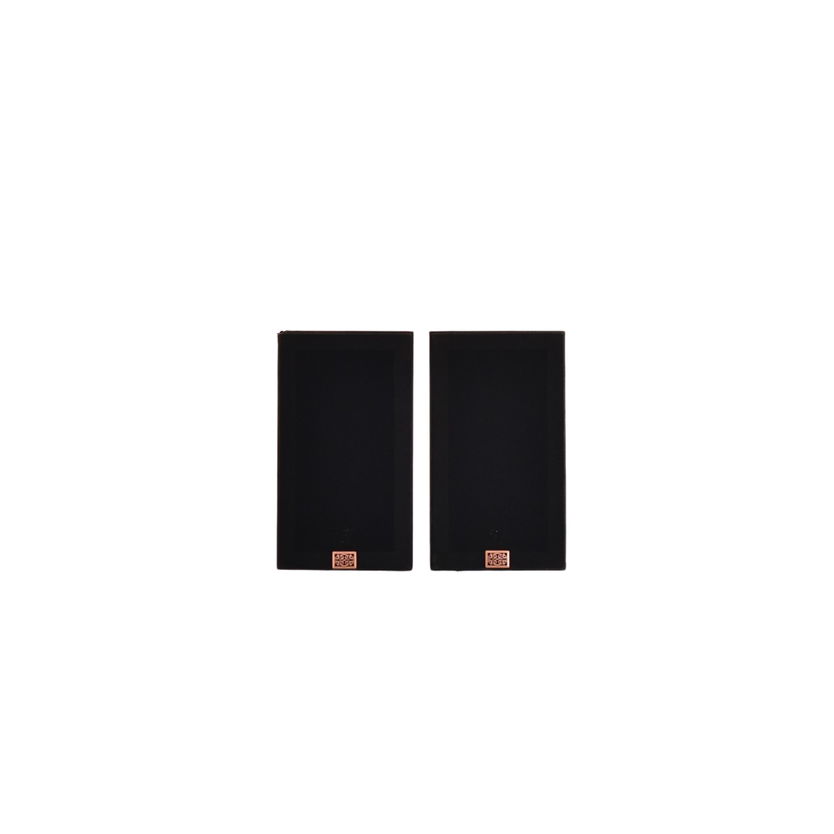 super 3i omega speakers matched pair with full black grills and logos 