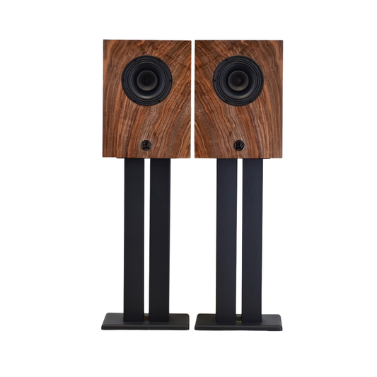 Available Now On Sale – Compact Alnico Monitors in Claro Walnut