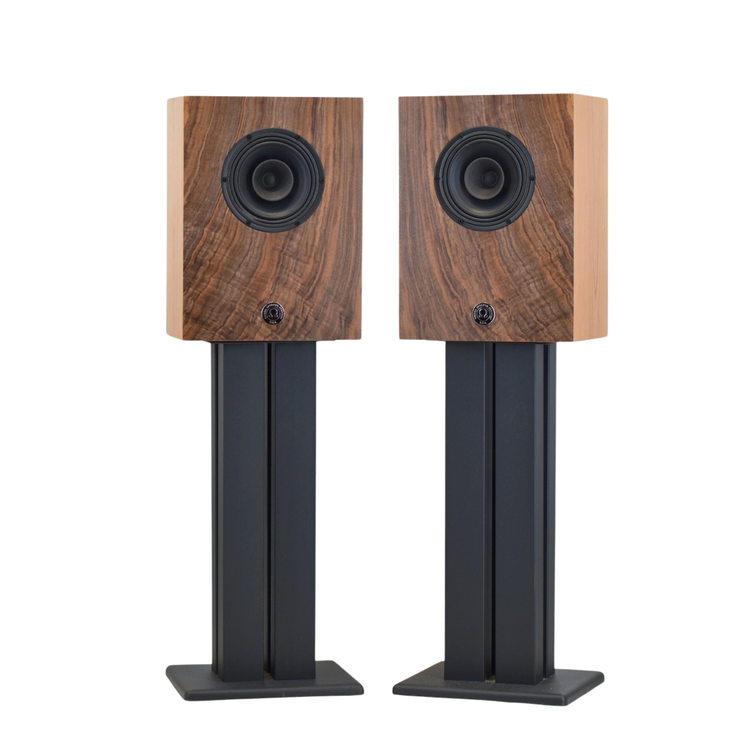 Available Now - New Years Special - Compact Alnico Monitors in Claro Walnut/Cherry 2 Tone