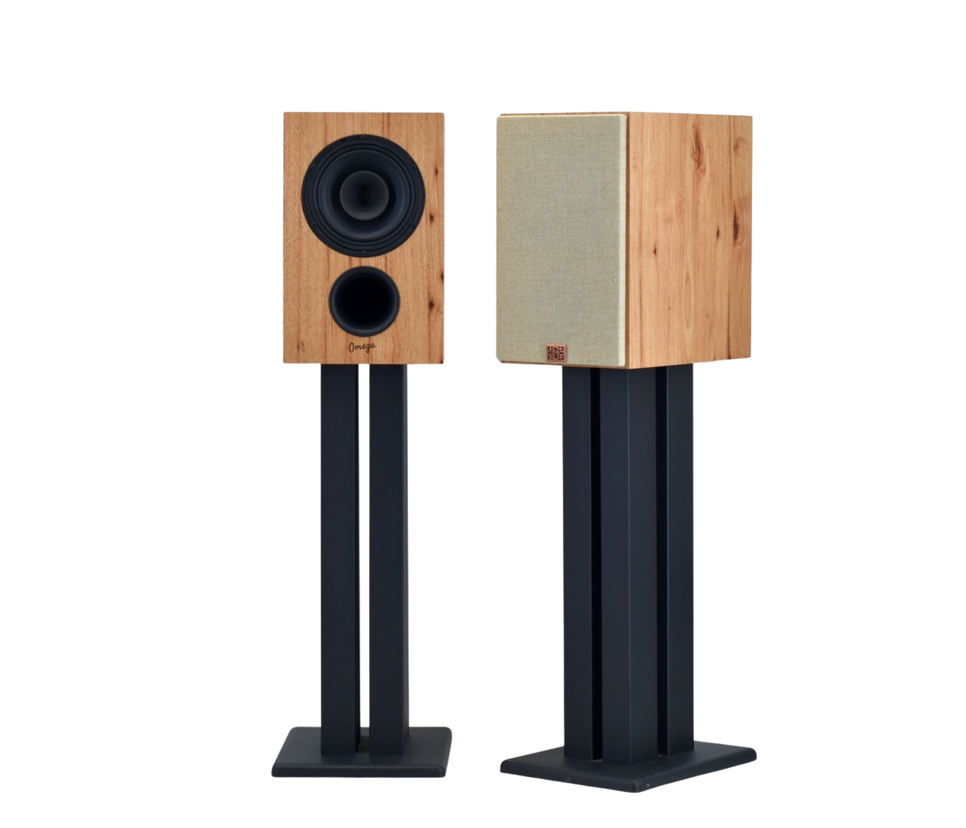 Available Now - Baby Alnico Monitor in Rustic Hickory with Vintage Tan grills