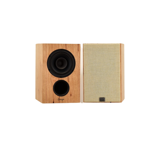 Available Now Baby Alnico Monitor speakers in Character Hickory finish