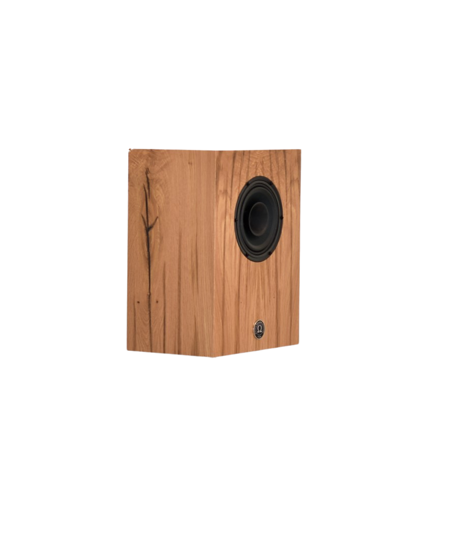 Available Now Compact Alnico Monitor finished in Antique German Barn White Oak Special